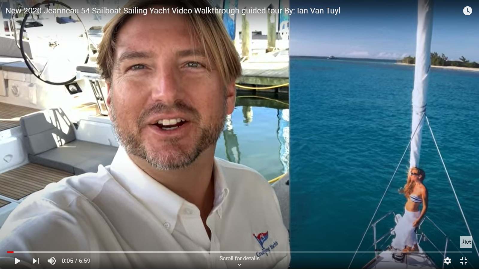 Dealer Ian Van Tuyl Gives Guided Tour of the New 2020 Jeanneau 54 Yacht ...